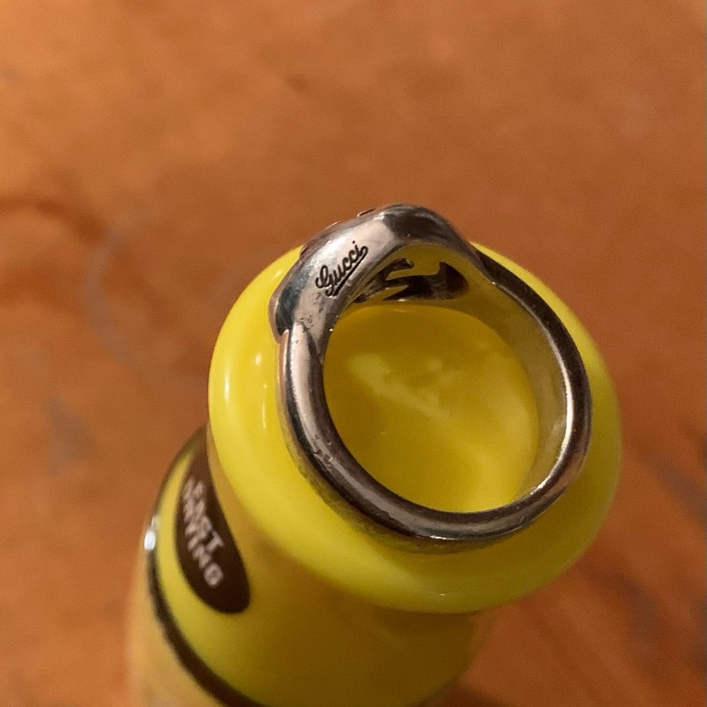 Gucci Heart Interlocking Ring - image 4